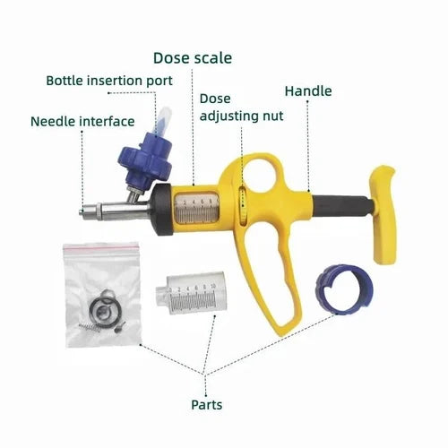 CG - Yellow Vaccination Gun For Livestock