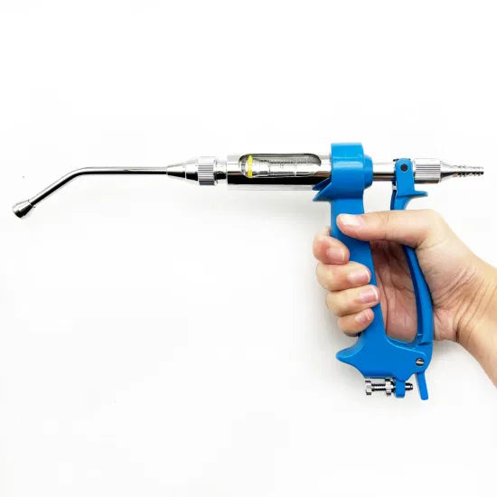 CG 30 ML Animal Drenching Gun with 2.5L Liquid Medicine Barrel 30 ml Goat Drencher Gun Automatic Continuous Veterinary Medicine Metal Drencher,Goat Drencher Gun