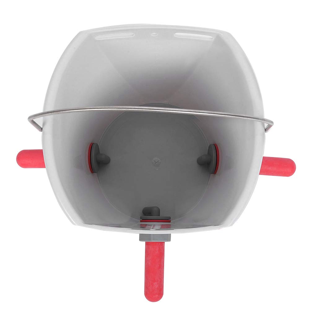 CG - Calf Milk Feed Bucket, Portable Nipple Lamb Milk Feed Bucket, Replaceable with Lifting Handle for Farm Calf & Lamb(Three-mouthed)