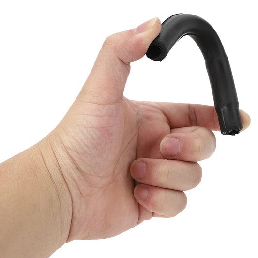 cattlegarage -4 pcs Milking Short Tube, Rubber Short Tube Pipe Milking Machine Accessories Milking Cup Set Parts (Black Short Milk Tubes (4 in a Pack))