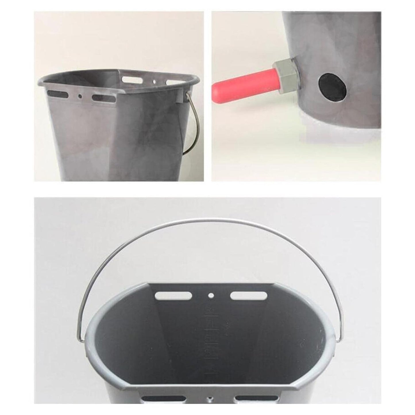 5 NIPPLE CALF MILK FEEDING BUCKET