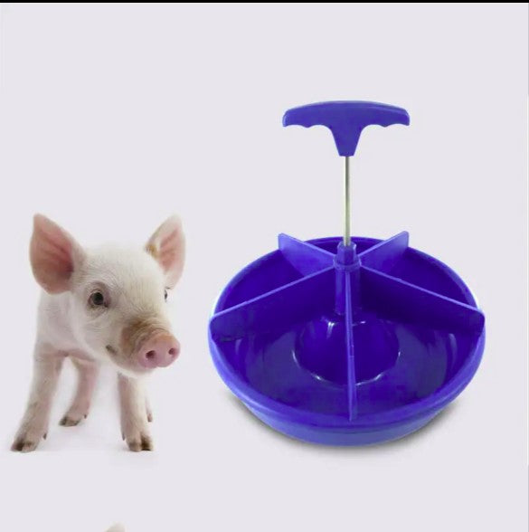 Blue Plastic Pig Farm Feeding Trough Piglet Feeder Piglet