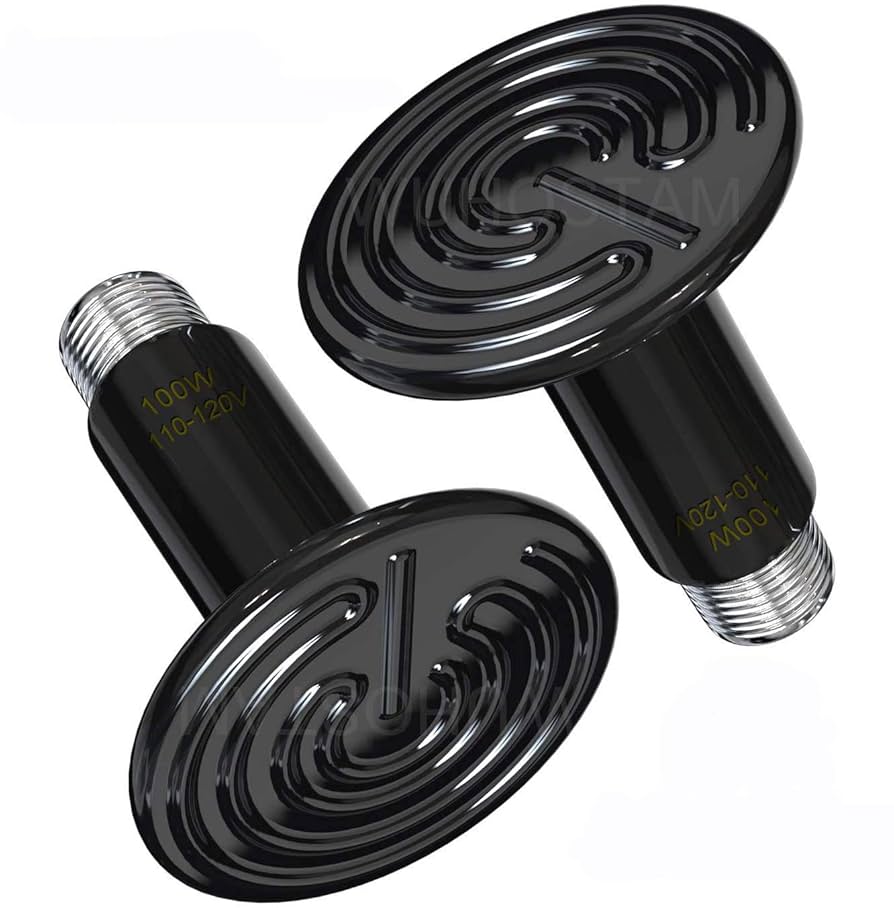 CG - Pet Heating Lamp Emitter for Heating chicken Coops | Heating Element Ceramic Infrared Bulb Heater 100w