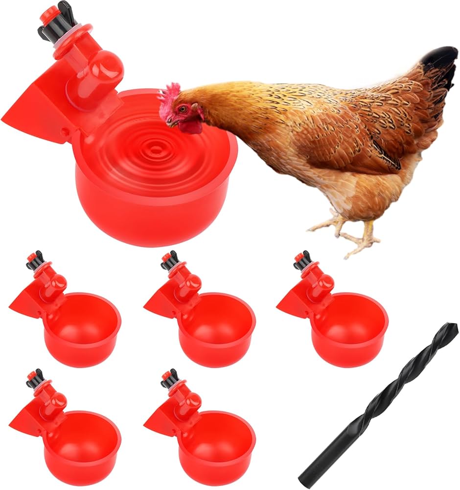 Automatic Birds Yellow Drinker | Bucket Fitting Type