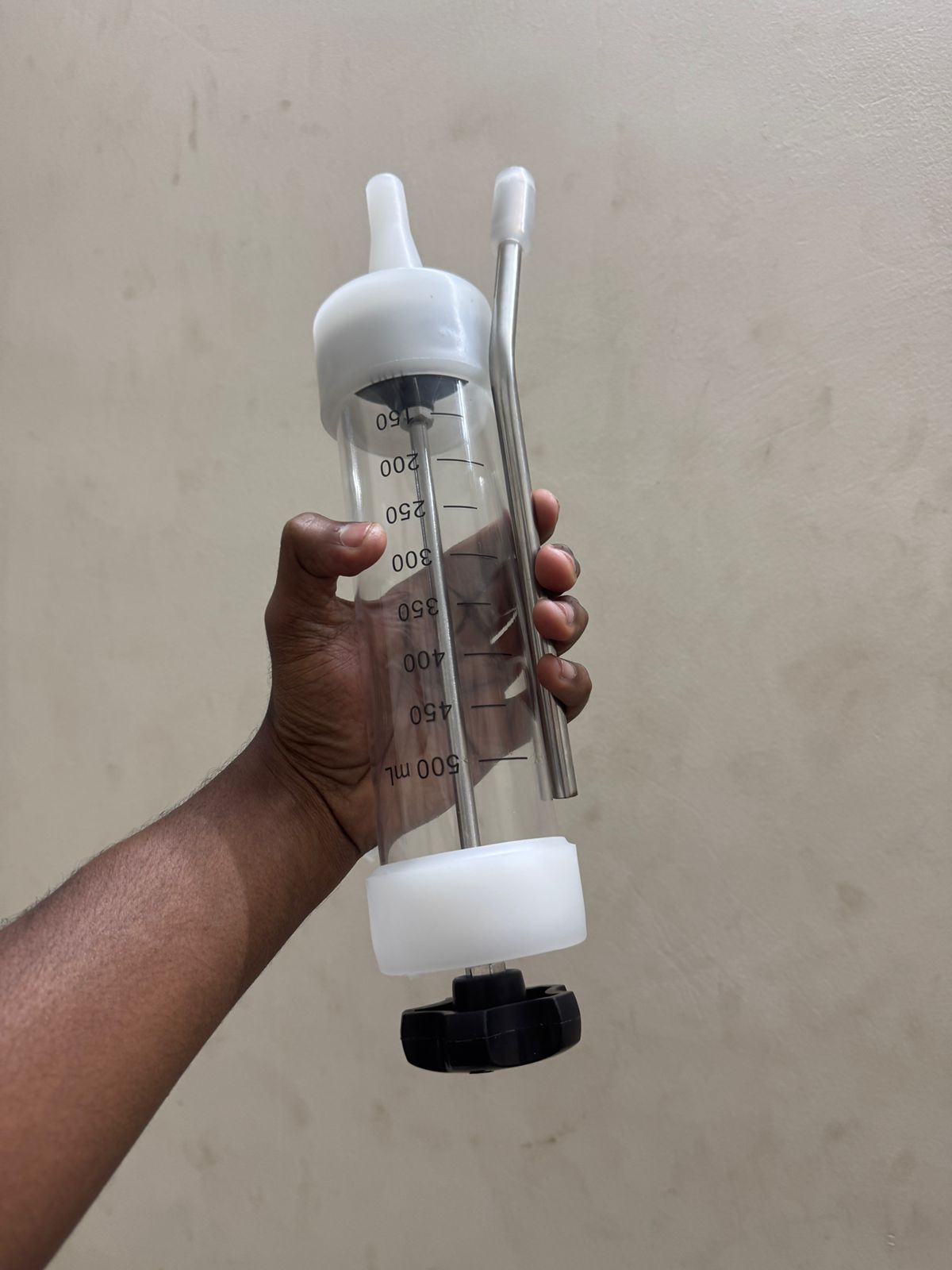 CG - Drenching Syringe 500ml With Nozzle For Livestock, Feeding Syringe, Pet Nursing Kit