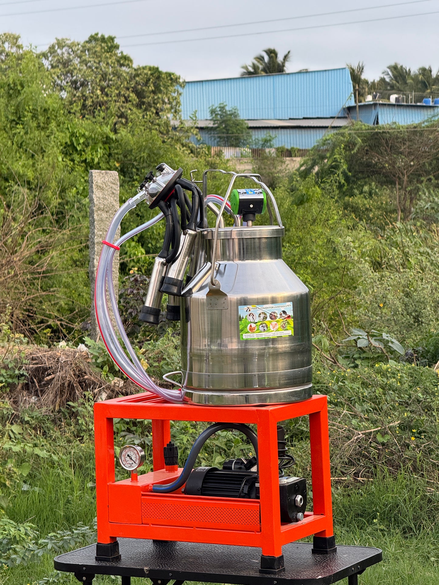 CG - MINI MILKING MACHINE FOR (8 TO 10 COWS)