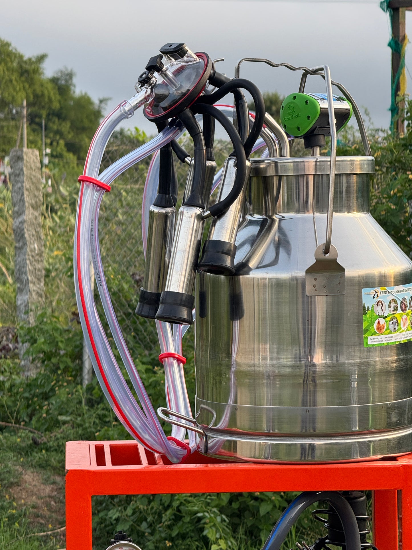CG - MINI MILKING MACHINE FOR (8 TO 10 COWS)