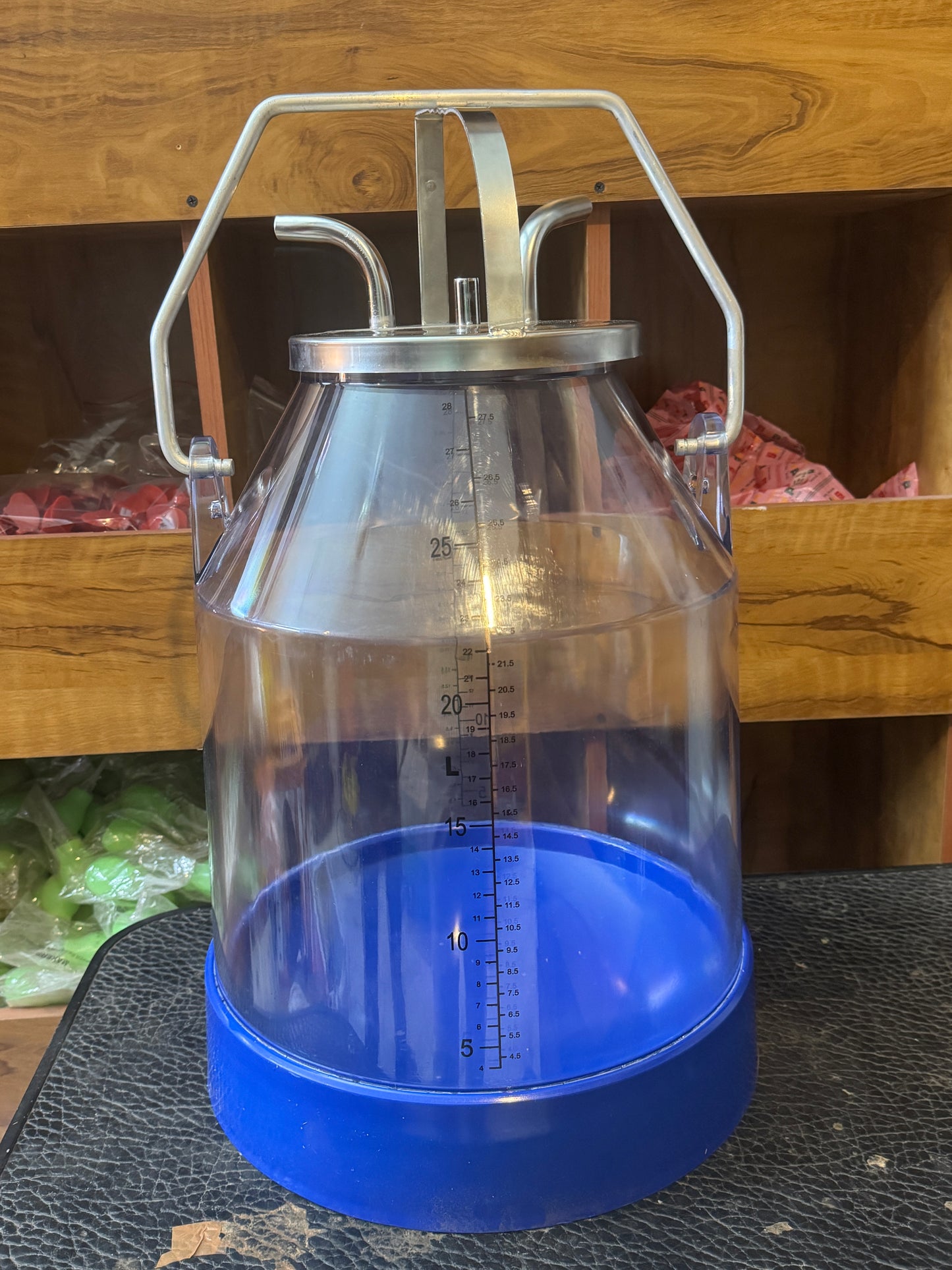 30 LITTER TRANSPORANT MILK CANE FOR MILK MACHINE