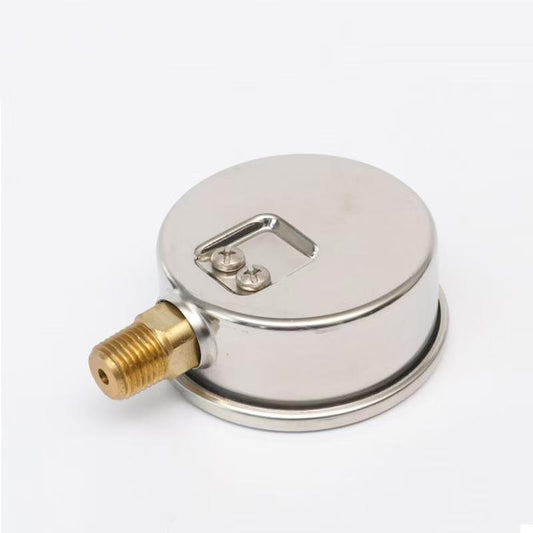 High Efficiency Shock-resistant Stainless Steel Pressure Vacuum Regulator Gauge G1/4 Male Thread Milking Machine Accessory Bolu
