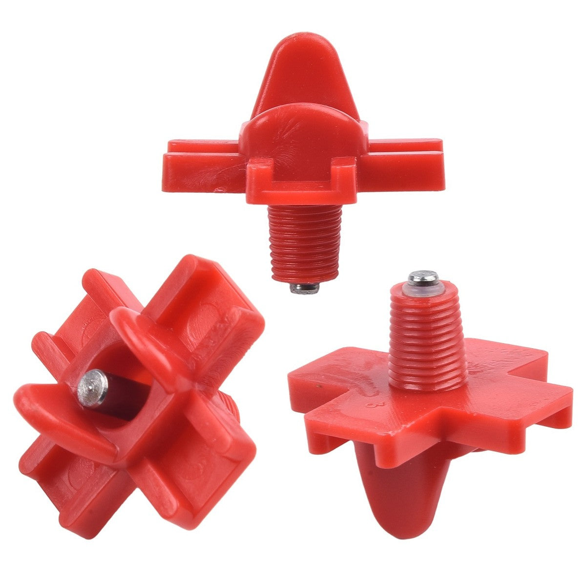 CG Pack(5) Horizontal Poultry Nipples Waterer Automatic Poultry Nipples Horizontal Side Mount Poultry Drinkers for Poultry Quail Duck