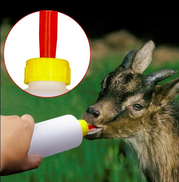 Sheep Goat Milk Drink Nipples Orphan Lamb Feeding Bottle Nipple Latex Soft Nipples For bottle (cap dia 3cm)