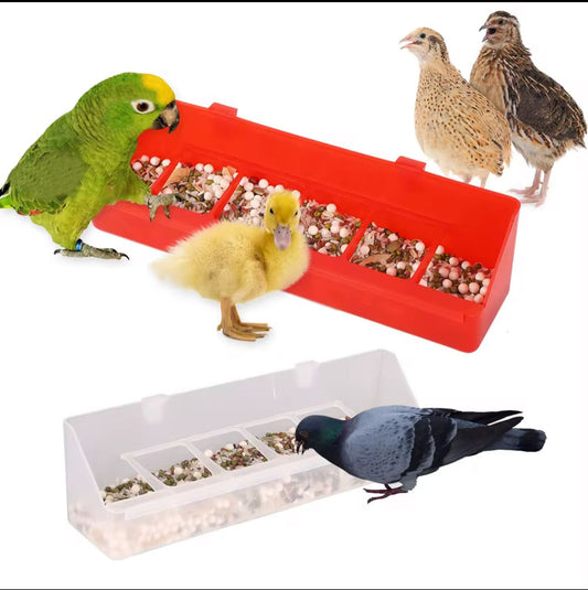 IMPORTED POULTRY PIGEON PARROT QUIAL DUCK FOOD AND WATER FEEDERS HANGING IN CAGE