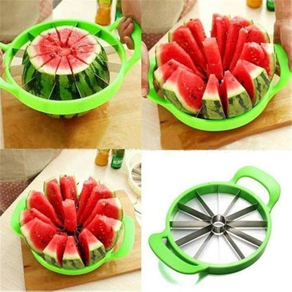 CG - Stainless Steel Watermelon Cutter Slicer Fruit Slicer for Home, Shop & Restaurant
