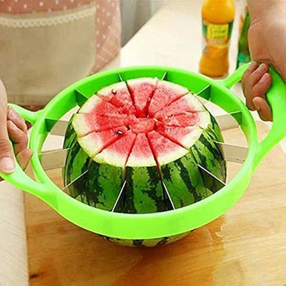 CG - Stainless Steel Watermelon Cutter Slicer Fruit Slicer for Home, Shop & Restaurant