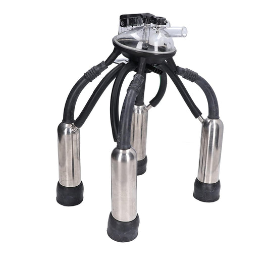 Milk Cup Set Cow Milk Bath Vacuum Pump Easy Clean Corrosion-Resistant Stainless Steel for Dairy Machinery