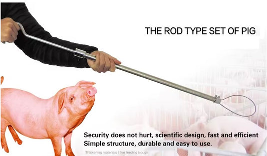 65cm Length Hog Holder Long Handle Stainless Steel 65cm Pig Holder Hog Catcher