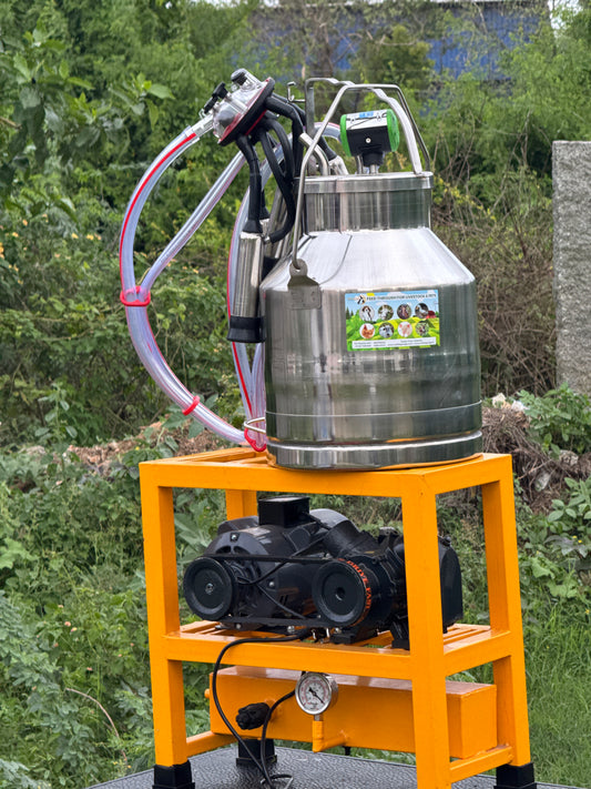 CG - DOUBLE POWER SINGLE BUCKET MILKING MACHINE