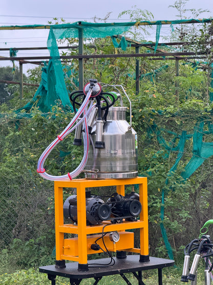 CG - DOUBLE POWER SINGLE BUCKET MILKING MACHINE
