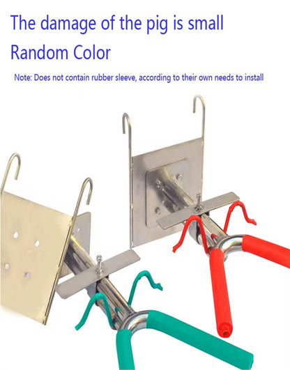 CG - DOUBLE FURROW HANGING CASTRATION RACK FOR 7 - 25 DAYS  PIGLET PIG HOLDER