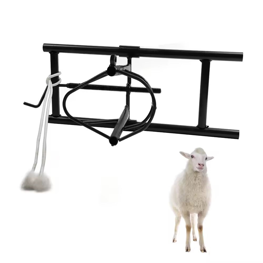 Adjustable SS STEEL FRAME SHEEP MILKING AND INJUCTION USED FOR WOOL SHEARING AND SHEEP CATCHING NEW CONDITIONAL FARM TOOLS