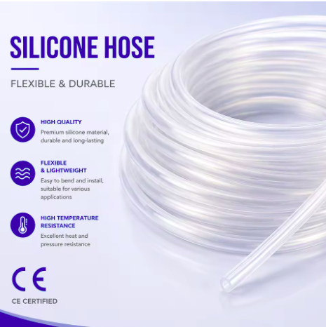 Livestock Equipments Transparent Twin Pulse Hose for Milking Machines [ 1.5  meter]