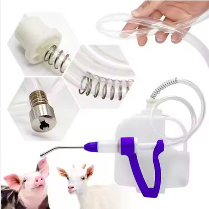 Veterinary Automatic Syringe Cattle Sheep Pig Medicine Feeding Gun 30ml Drencher Continuous Feeding Gun