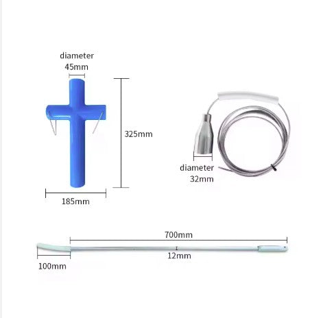 Hot Sale 25kg Cow Stomach Strong Magnetic Iron Picker Veterinary Stomach Rumen Iron Extractor