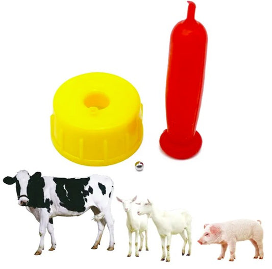 Orphan Lamb Feeding Bottle Nipple Latex Soft Nipples For bottle | Cap Dia 3cm | Goat & Sheep Milk Drink Nipples