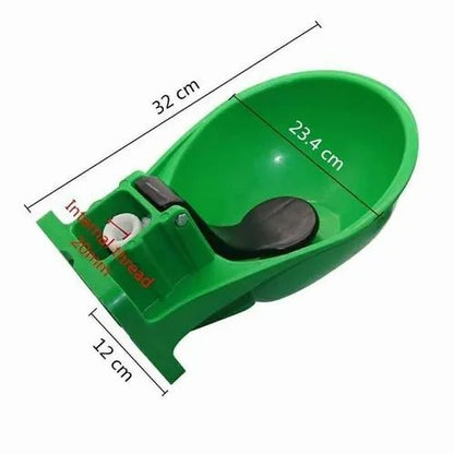 CG Fully Automatic Cow Water Bowl | Dispenser for Animals | Unbreakable Plastic Pack of 1