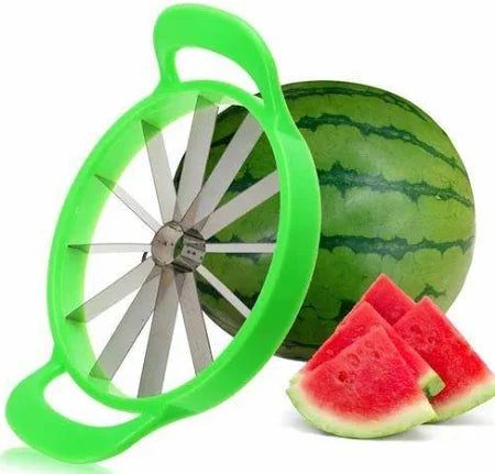 CG - Stainless Steel Watermelon Cutter Slicer Fruit Slicer for Home, Shop & Restaurant